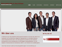 Tablet Screenshot of betreuungsbuero-giessen.de